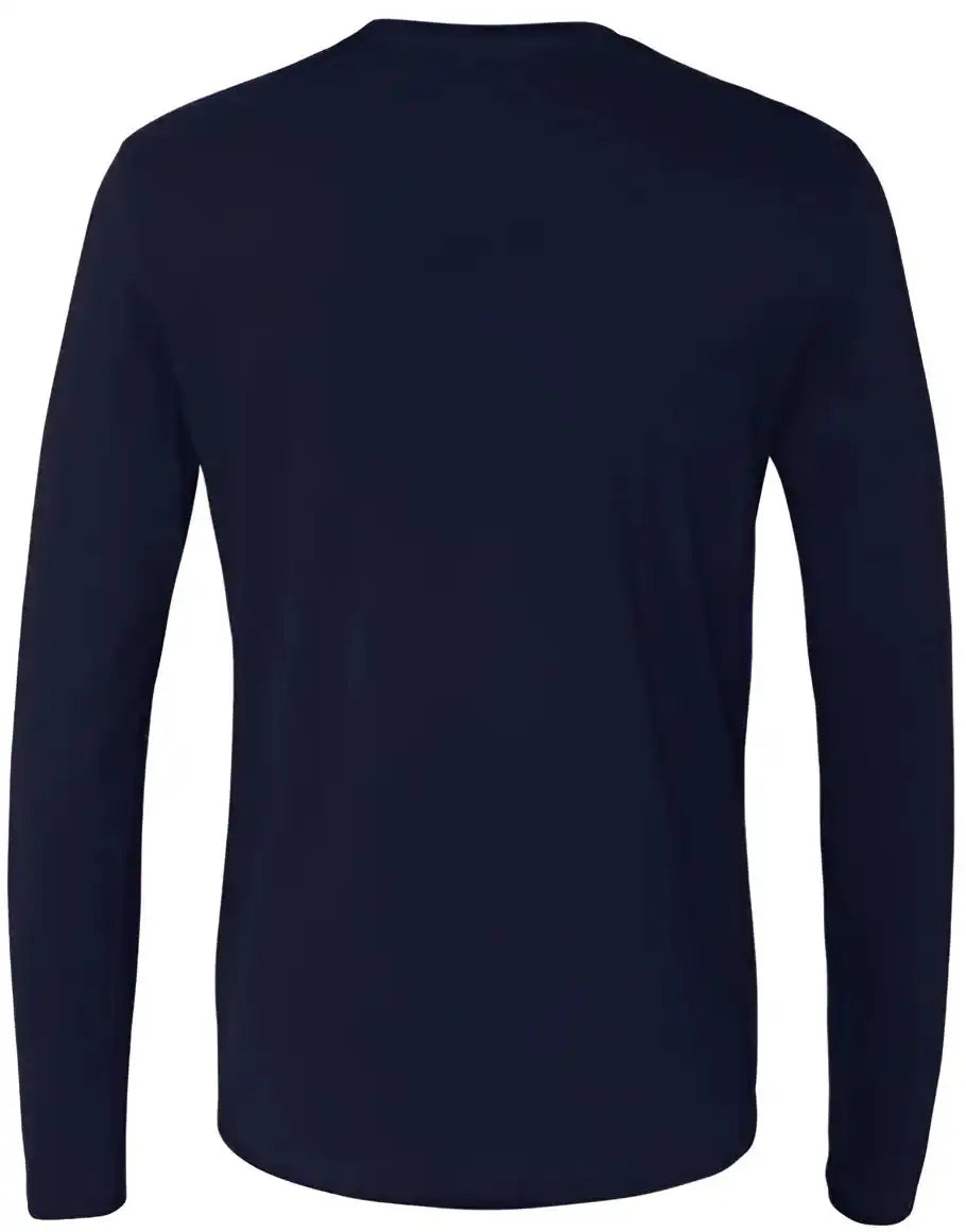 Next Level 3601 Cotton Long Sleeve Crew Midnight Navy