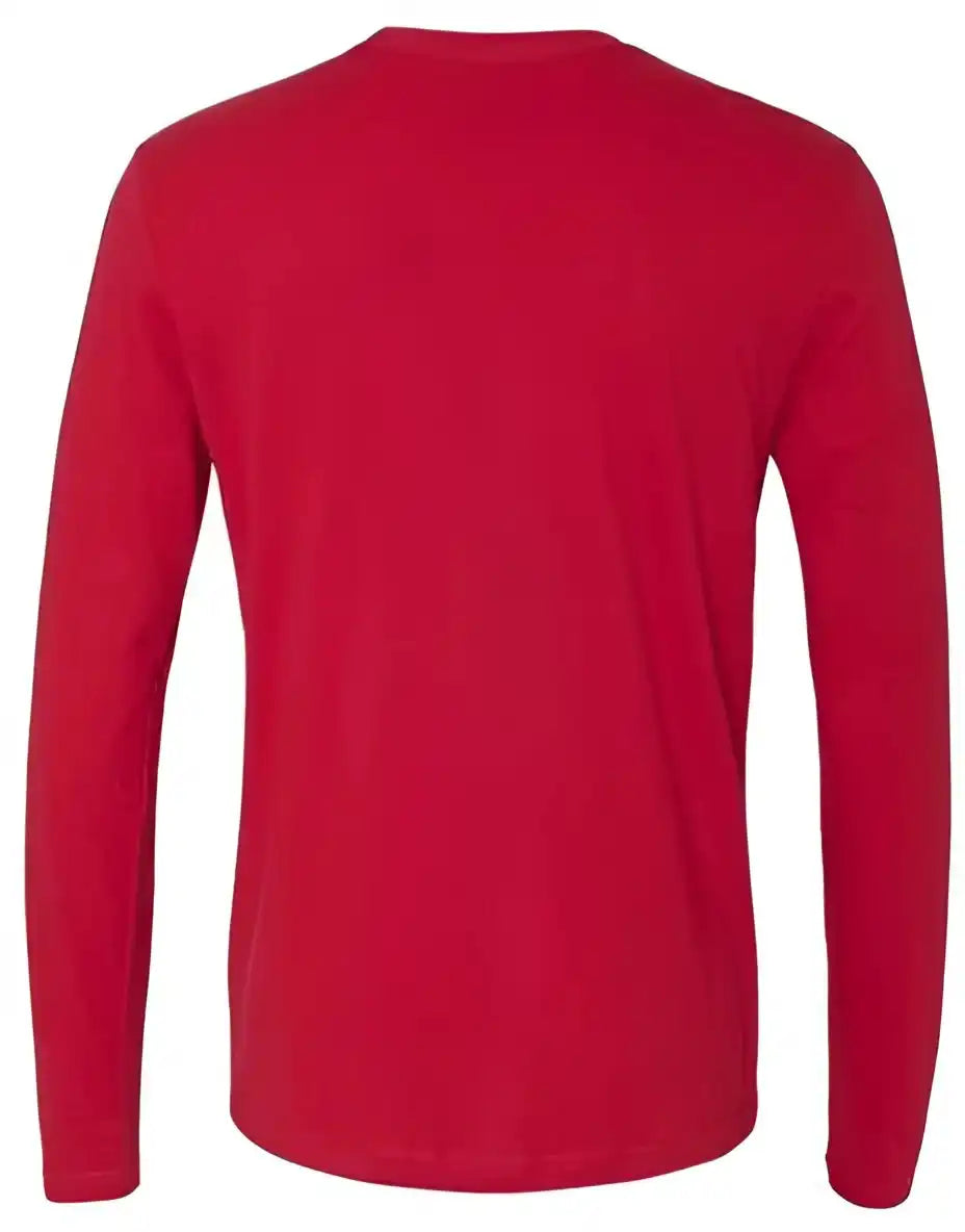 Next Level 3601 Cotton Long Sleeve Crew - Red