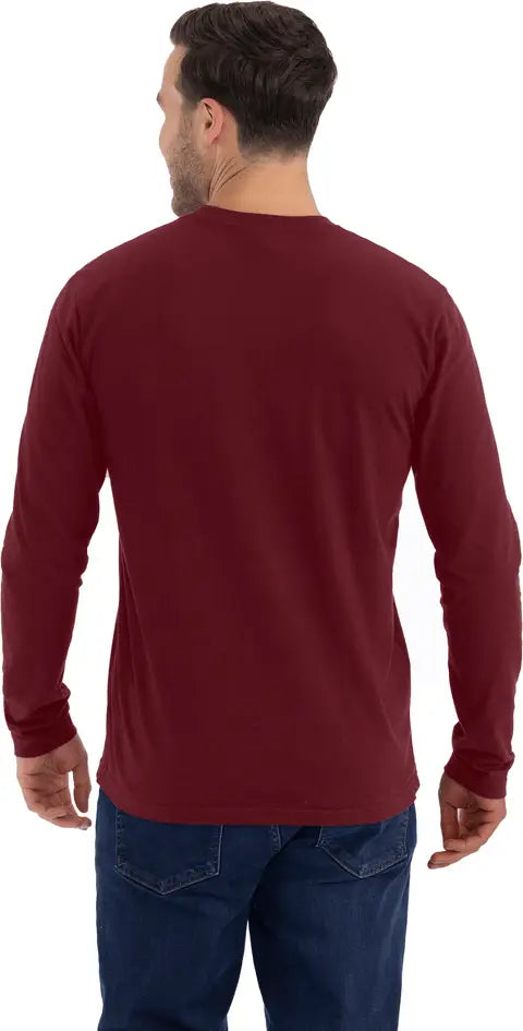 Next Level 3601 Cotton Long Sleeve T-shirt - Maroon