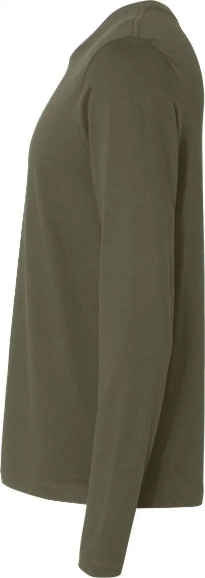 Next Level 3601 Cotton Long Sleeve T-shirt - Military Green