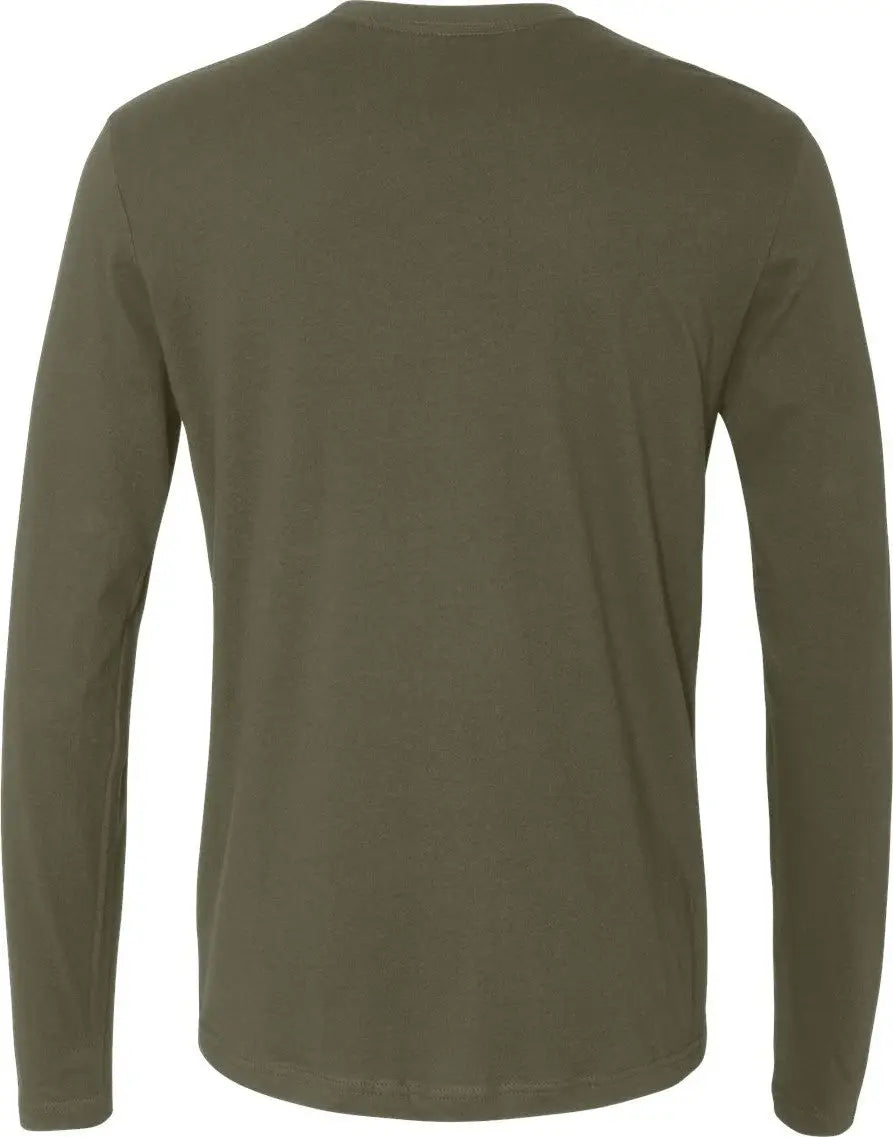 Next Level 3601 Cotton Long Sleeve T-shirt - Military Green