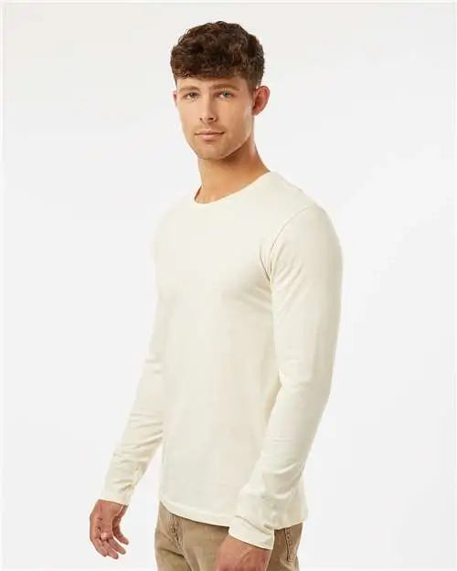 Next Level 3601 Cotton Long Sleeve T-shirt - Natural