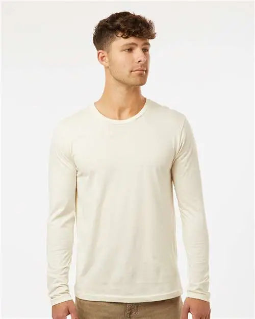 Next Level 3601 Cotton Long Sleeve T-shirt - Natural