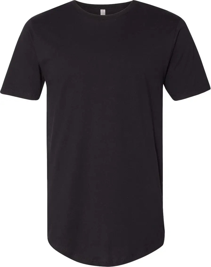 Next Level 3602 Cotton Long Body T-shirt - Black - Adult Xs