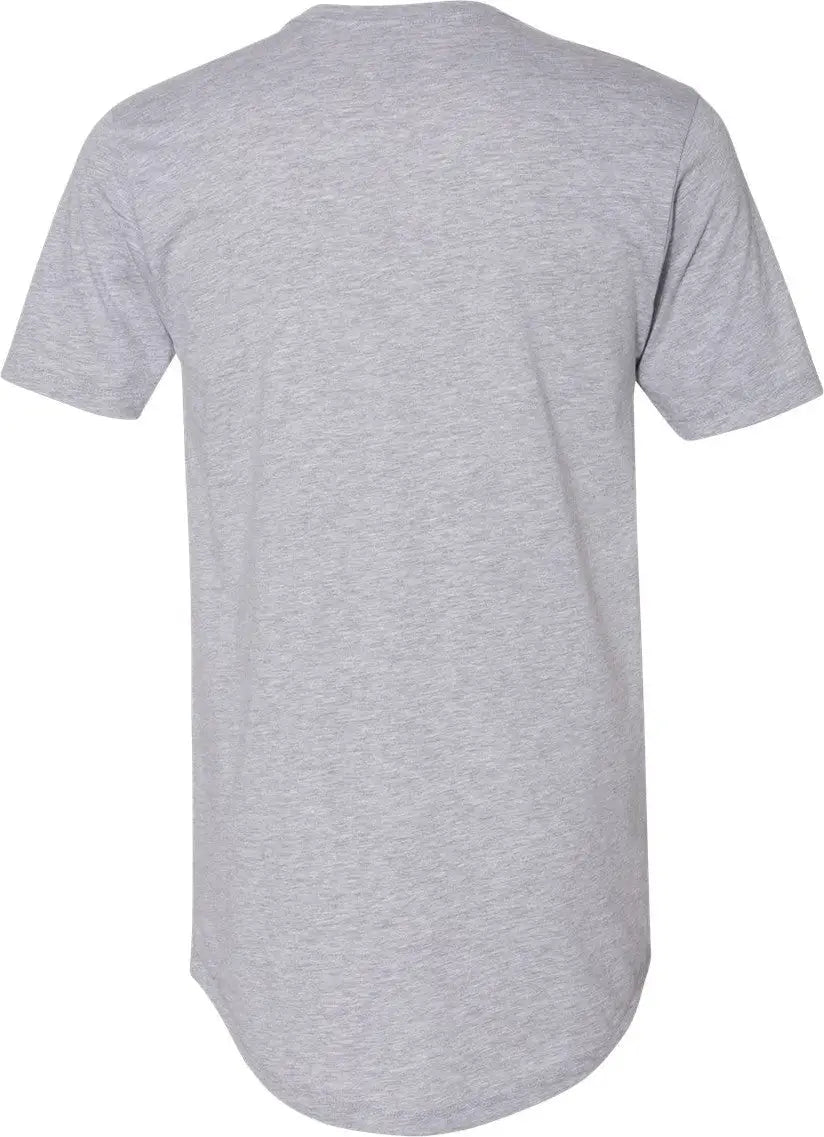 Next Level 3602 Cotton Long Body T-shirt - Heather Gray - Adult Xs