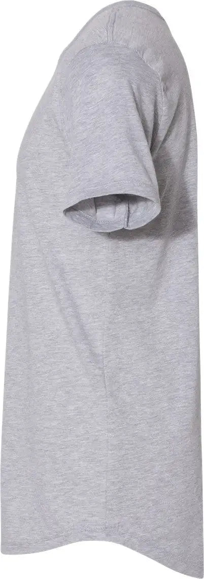 Next Level 3602 Cotton Long Body T-shirt - Heather Gray