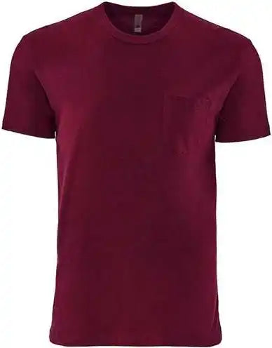 Next Level 3605 Cotton Pocket Crew - Maroon