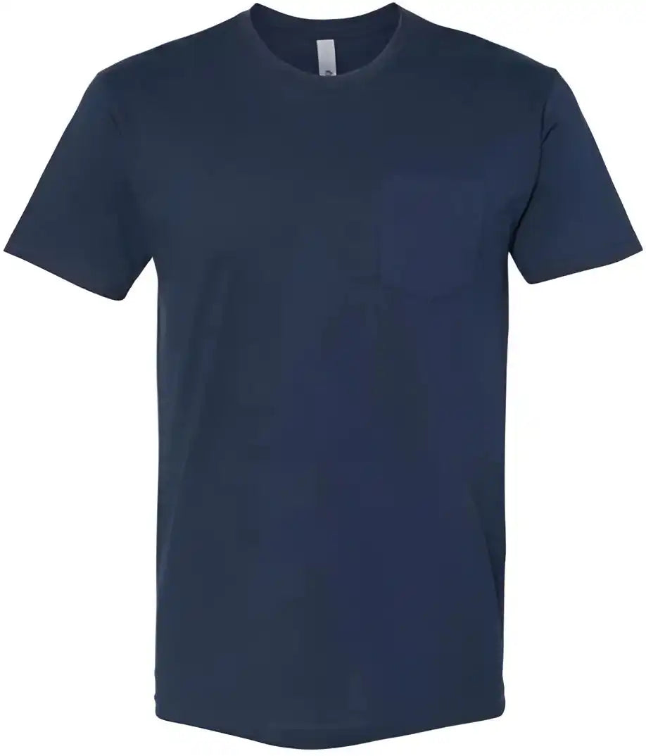 Next Level 3605 Cotton Pocket Crew Midnight Navy