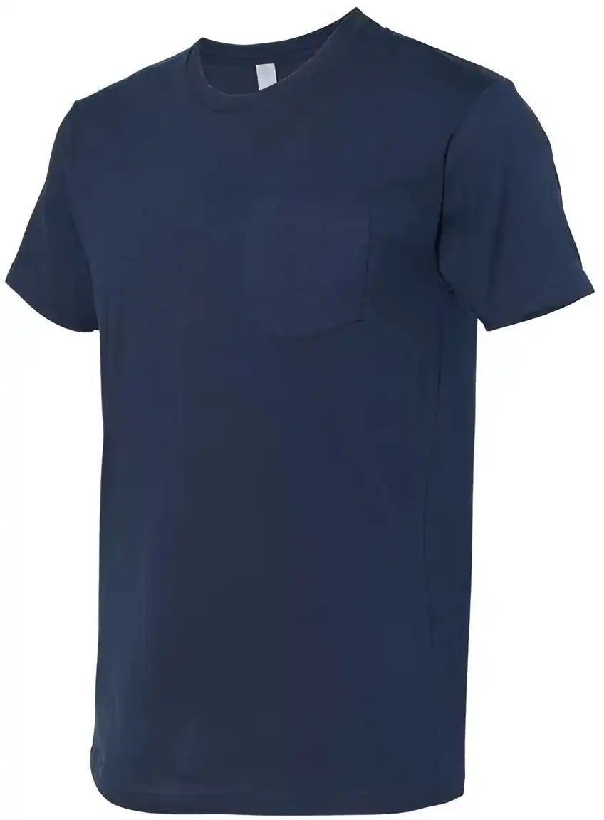 Next Level 3605 Cotton Pocket Crew Midnight Navy