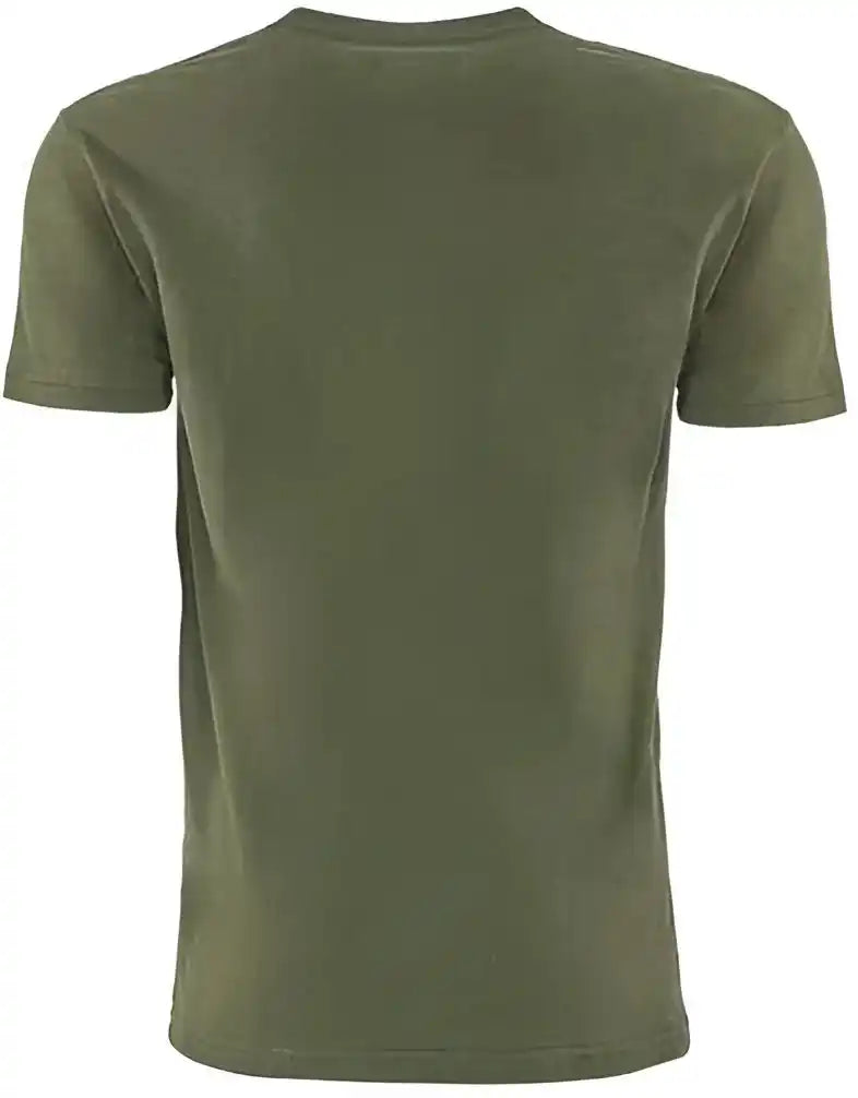 Next Level 3605 Cotton Pocket Crew Military Green
