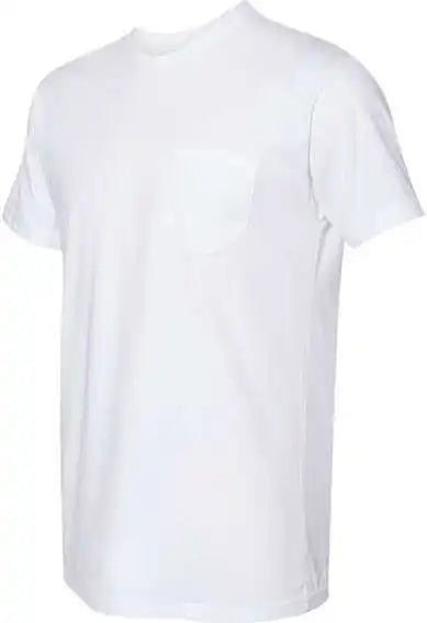 Next Level 3605 Cotton Pocket Crew White