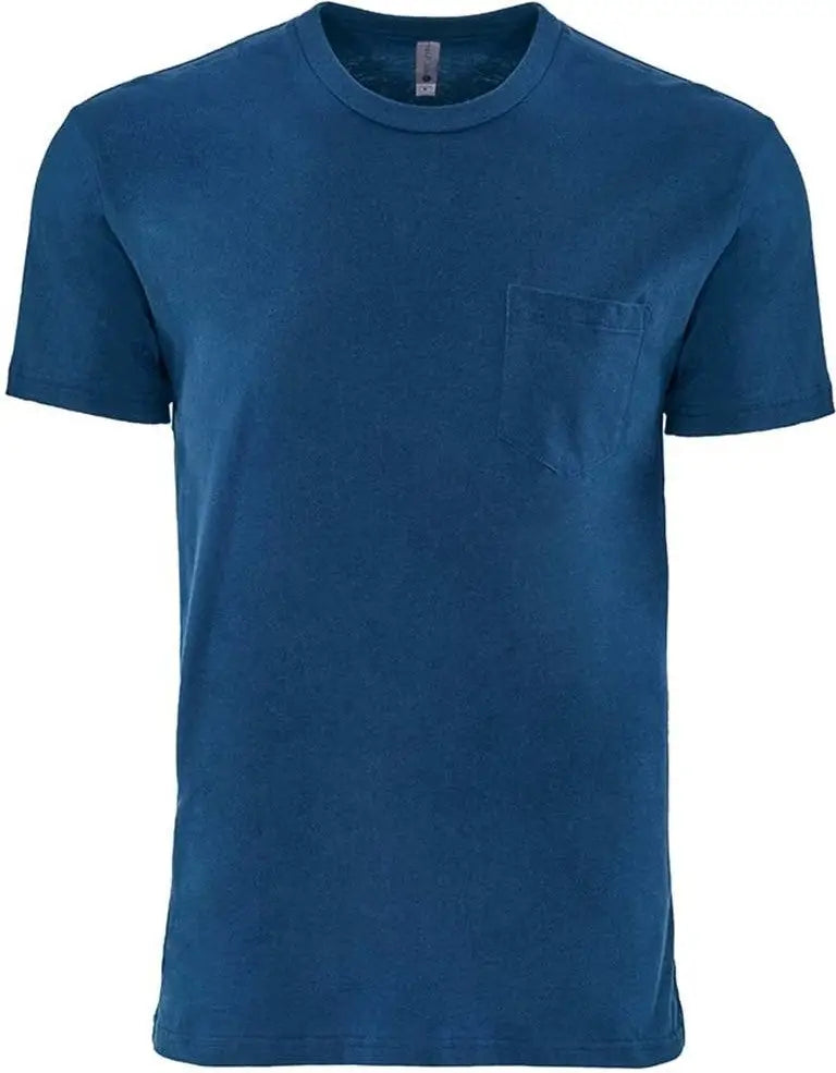 Next Level 3605 Cotton Pocket T-shirt - Cool Blue - Adult Xs