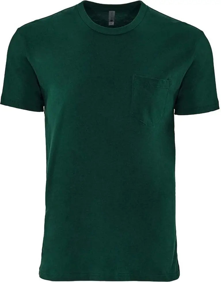 Next Level 3605 Cotton Pocket T-shirt - Forest Green - Adult Xs