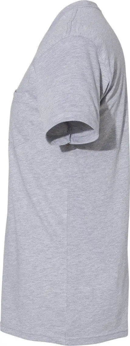 Next Level 3605 Cotton Pocket T-shirt - Heather Gray