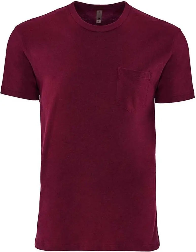 Next Level 3605 Cotton Pocket T-shirt - Maroon
