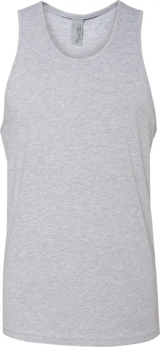 Next Level 3633 Cotton Tank - Heather Gray - Adult Xs
