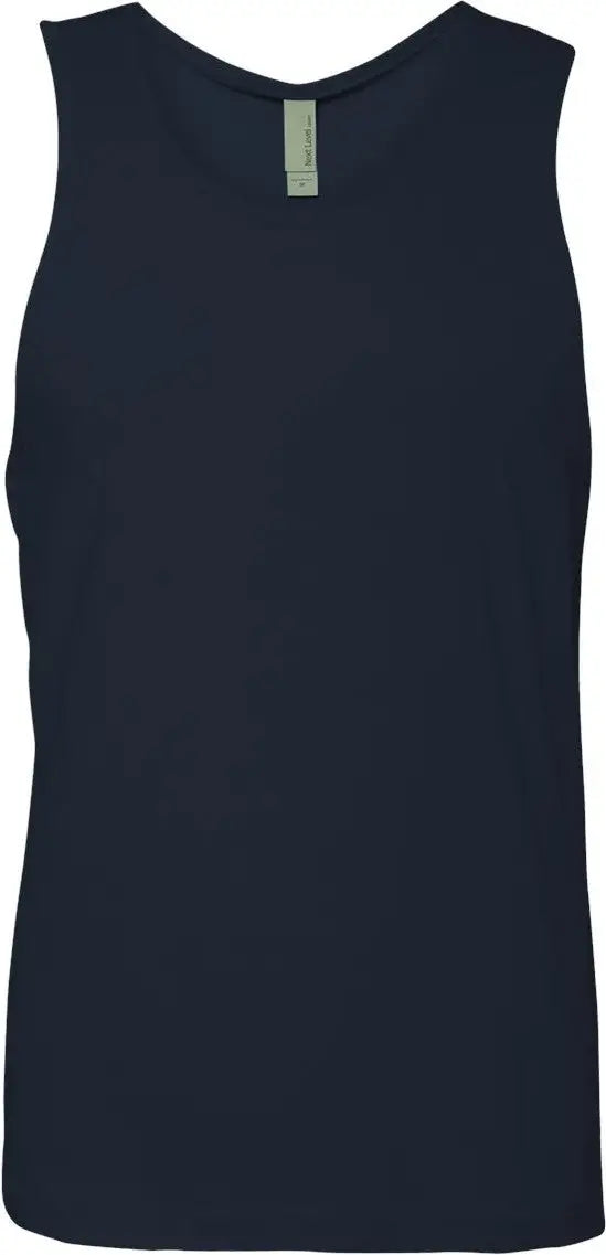 Next Level 3633 Cotton Tank - Midnight Navy - Adult Xs