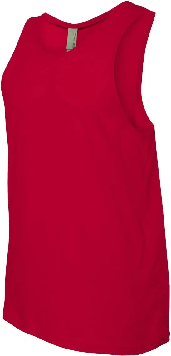 Next Level 3633 Cotton Tank - Red - Adult Xs