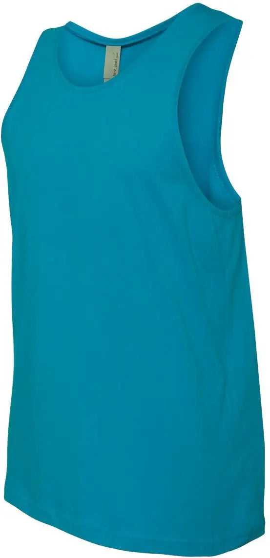 Next Level 3633 Cotton Tank - Turquoise - Adult Xs