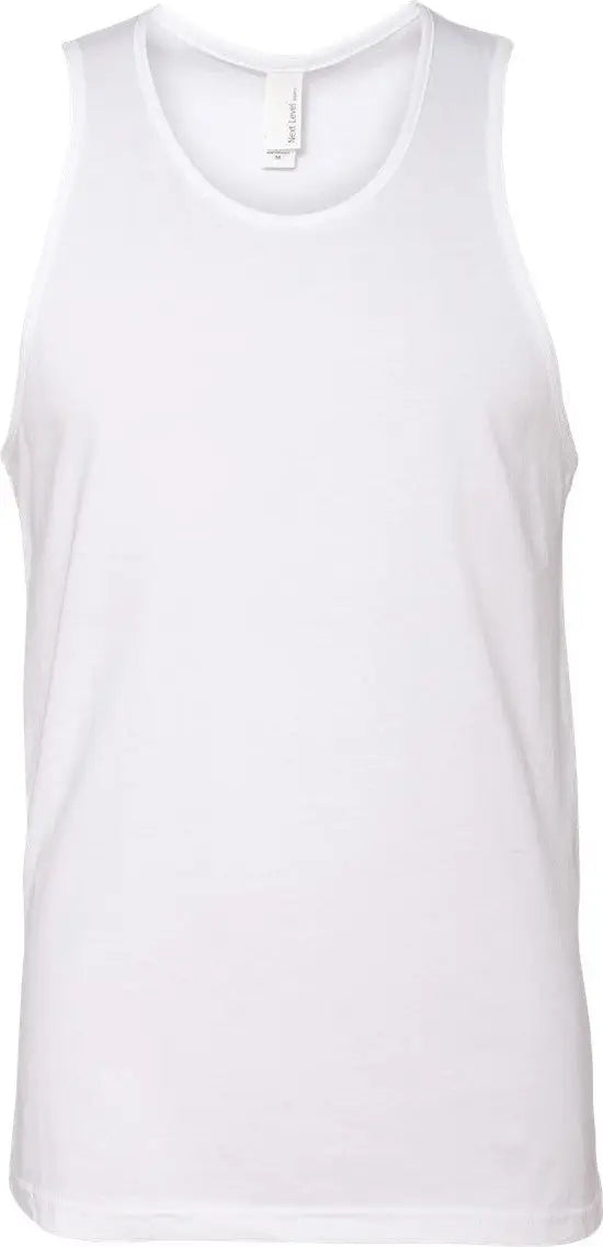 Next Level 3633 Cotton Tank - White - Adult Xs