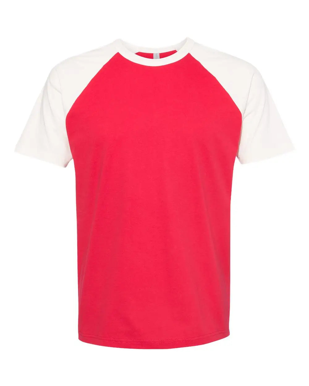Next Level 3650 Cotton Raglan T-shirt - Natural Red