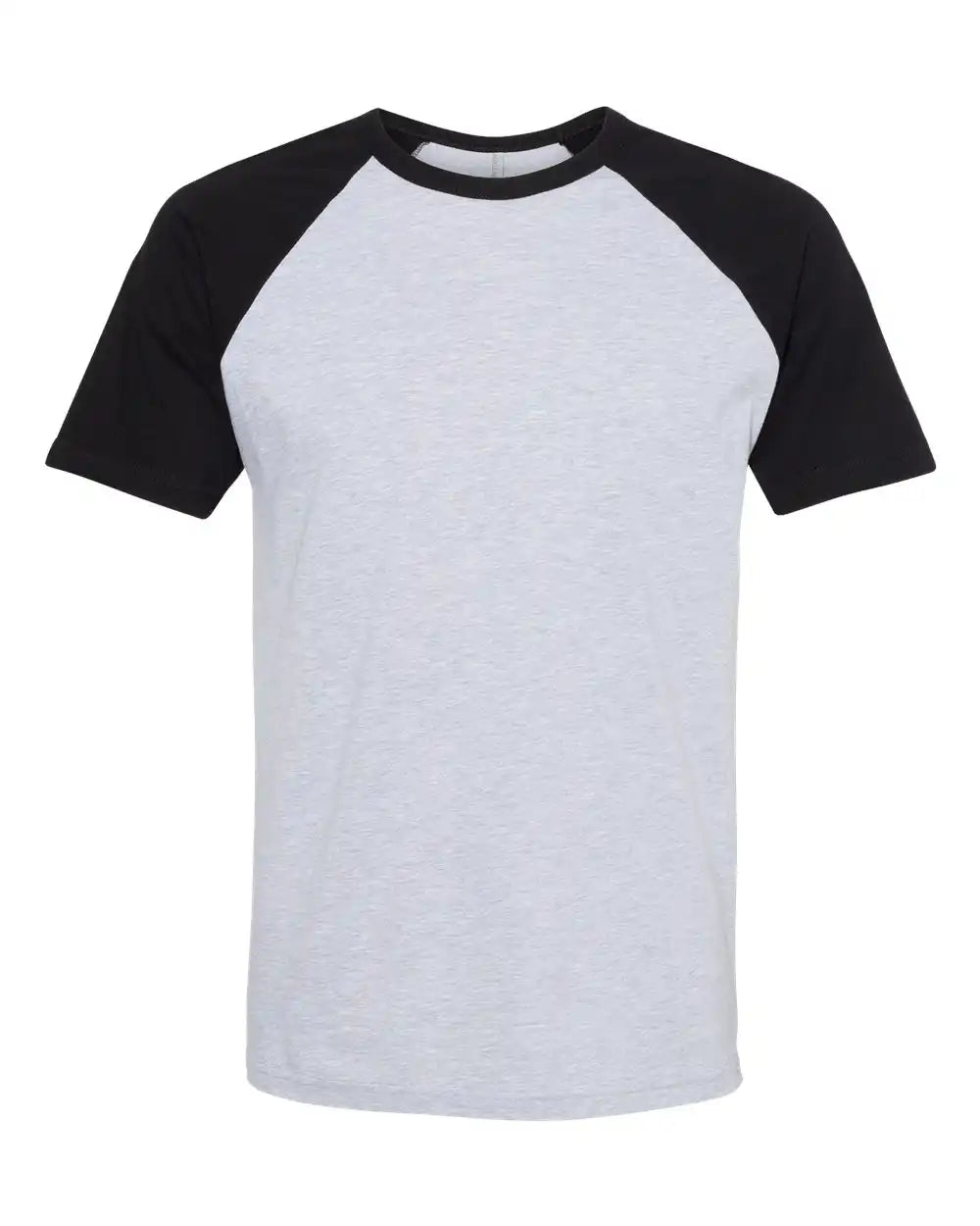 Next Level 3650n Cotton Raglan T-shirt - 3650 - Black Heather Grey - Black/ / Xs