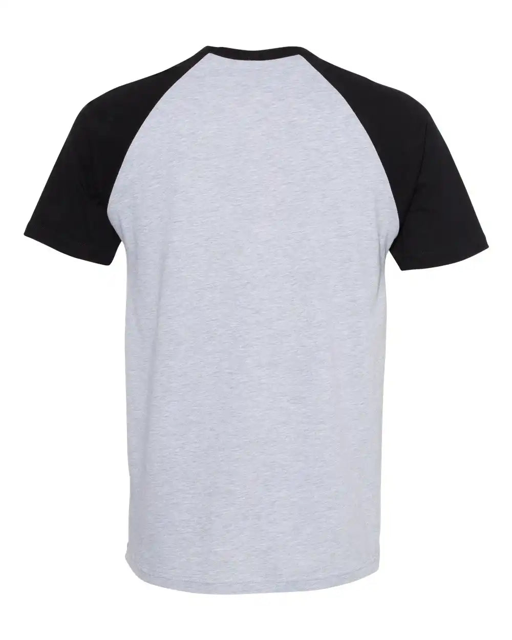 Next Level 3650n Cotton Raglan T-shirt - 3650 - Black Heather Grey - Black/ / Xs