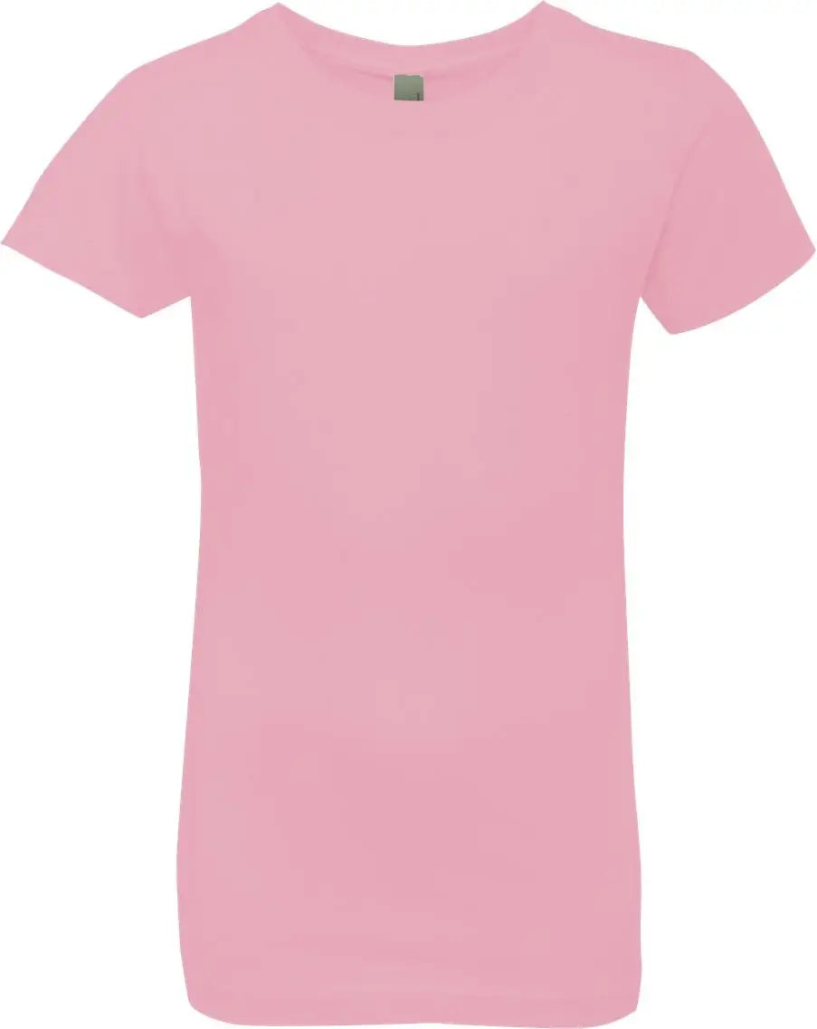 Next Level 3710 Girls’ Cotton Princess T-shirt - Light Pink - Girls Xs
