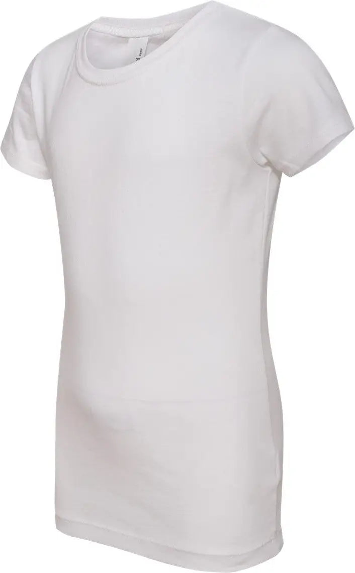 Next Level 3710 Girls’ Cotton Princess T-shirt - White - Girls Xs