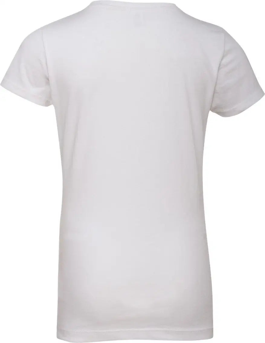Next Level 3710 Girls’ Cotton Princess T-shirt - White