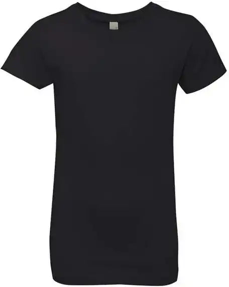 Next Level 3710 Girls Princess Crew Black
