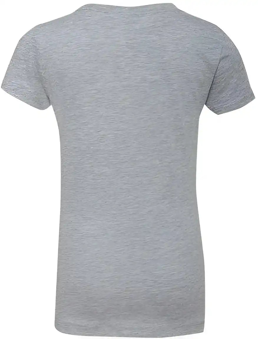 Next Level 3710 Girls Princess Crew - Heather Grey