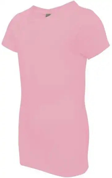 Next Level 3710 Girls Princess Crew Light Pink