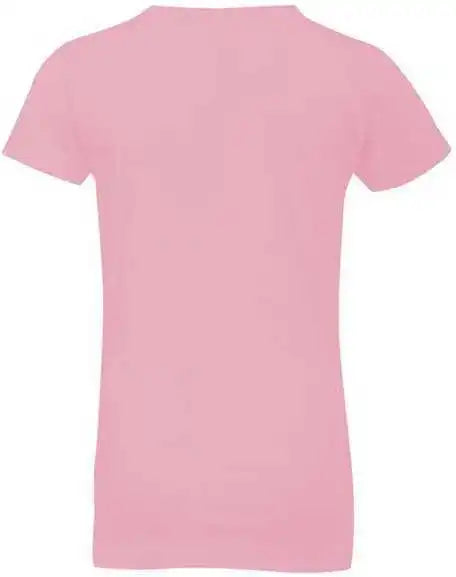 Next Level 3710 Girls Princess Crew Light Pink