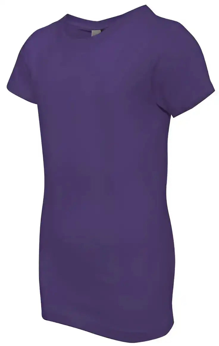 Next Level 3710 Girls Princess Crew Purple Rush