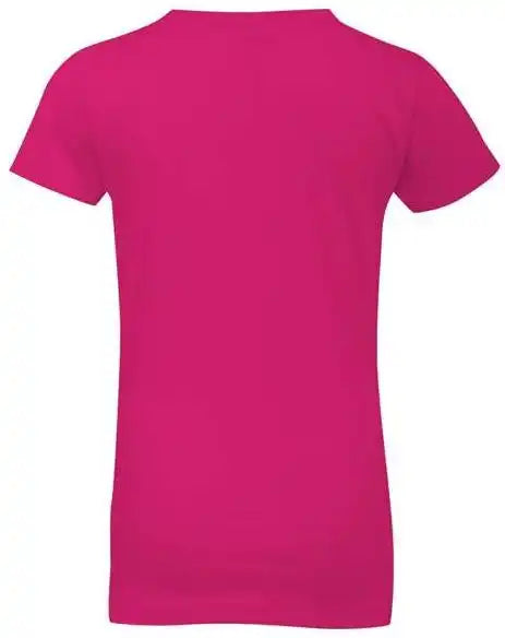 Next Level 3710 Girls Princess Crew - Raspberry