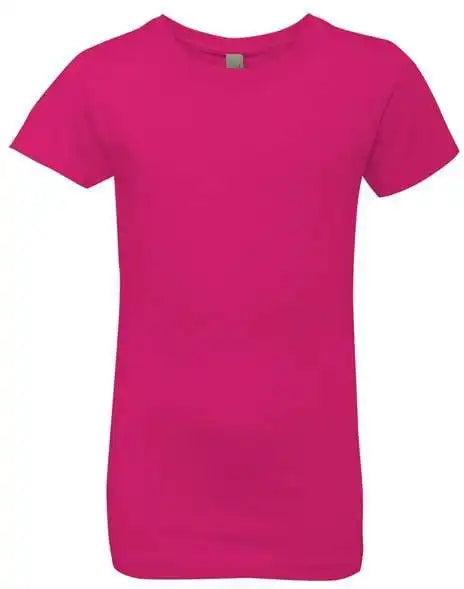 Next Level 3710 Girls Princess Crew - Raspberry