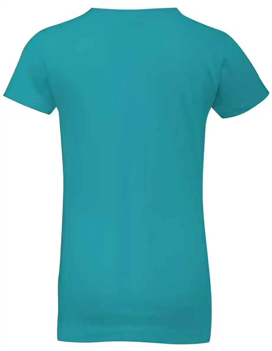 Next Level 3710 Girls Princess Crew Tahiti Blue