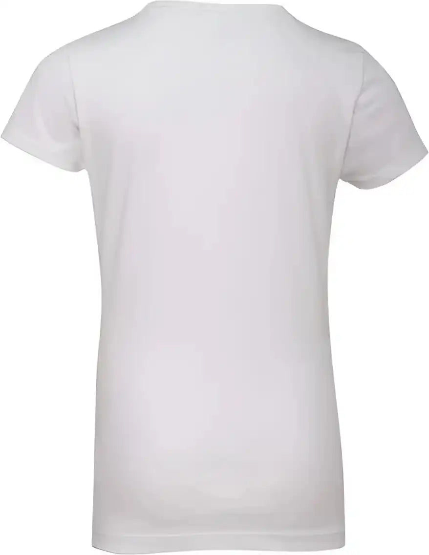 Next Level 3710 Girls Princess Crew White