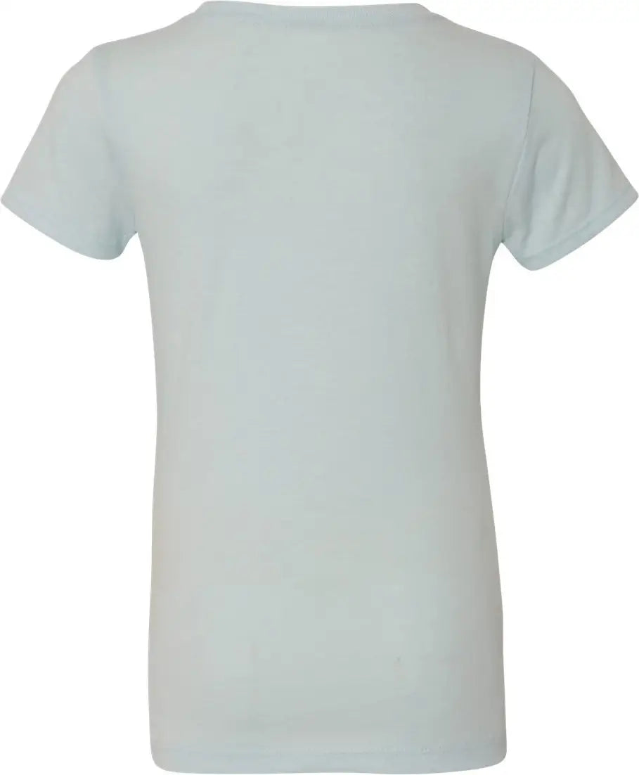 Next Level 3712 Girls’ Cvc Princess T-shirt - Ice Blue - Girls Xs