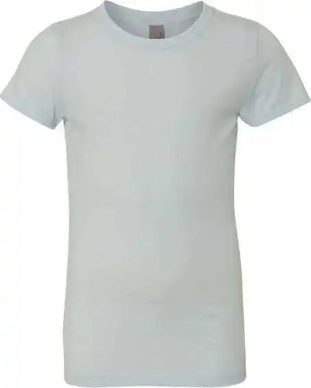 Next Level 3712 Girls Cvc Princess T-shirt - Ice Blue