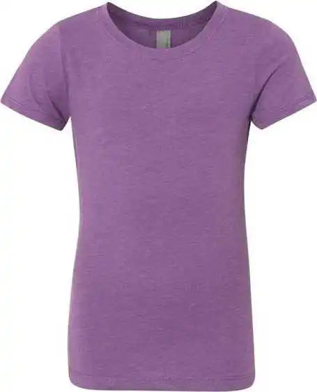 Next Level 3712 Girls Cvc Princess t Shirt Purple Berry