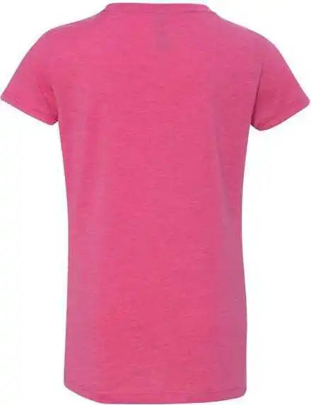 Next Level 3712 Girls Cvc Princess t Shirt Raspberry