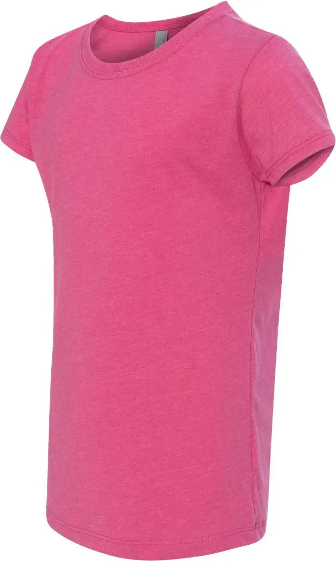 Next Level 3712 Girls’ Cvc Princess T-shirt - Raspberry