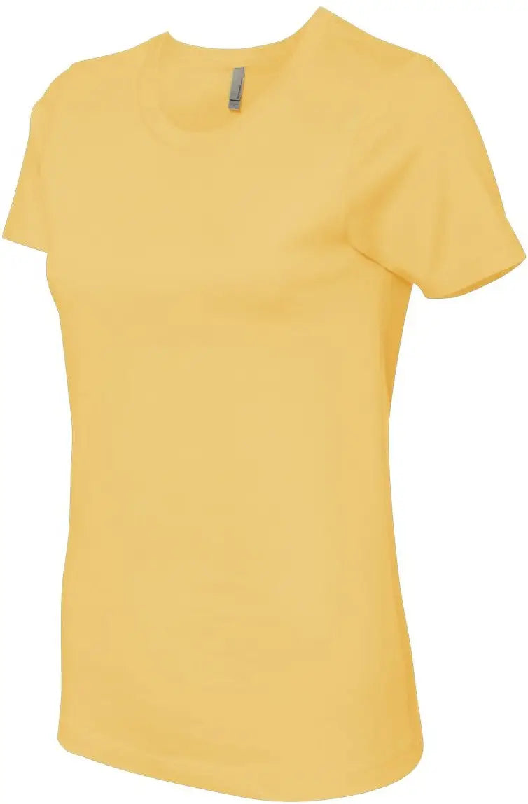 Next Level 3900 Cotton Boyfriend T-shirt - Banana Cream - Ladies Xs