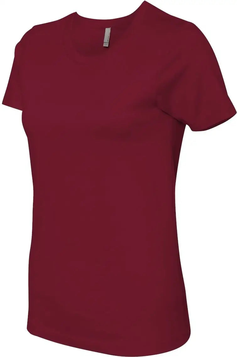 Next Level 3900 Cotton Boyfriend T-shirt - Cardinal - Ladies Xs