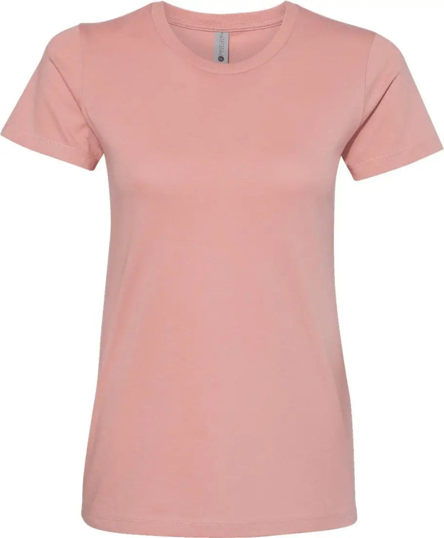Next Level 3900 Cotton Boyfriend T-shirt - Desert Pink - Ladies Xs