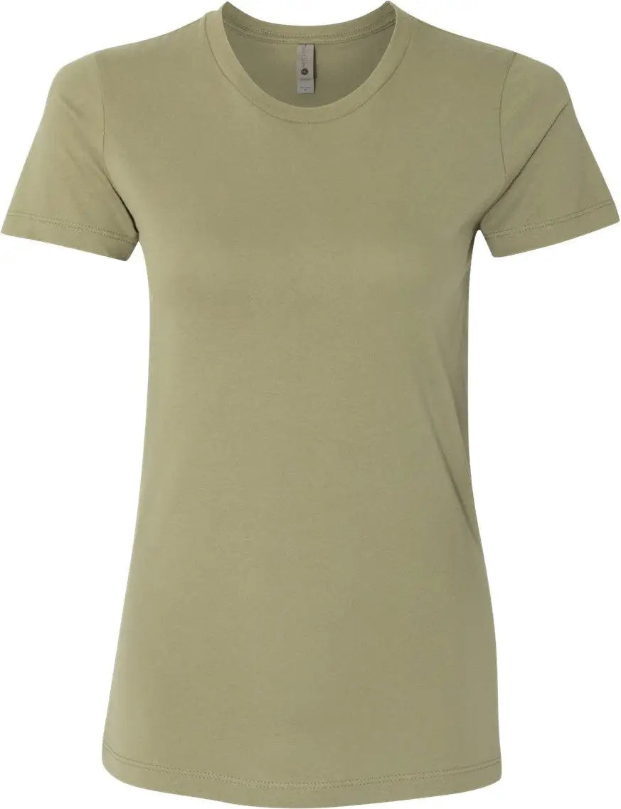 Next Level 3900 Cotton Boyfriend T-shirt - Light Olive - Ladies Xs