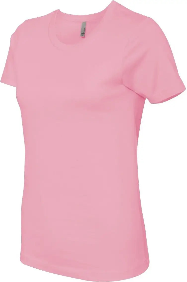 Next Level 3900 Cotton Boyfriend T-shirt - Light Pink - Ladies Xs
