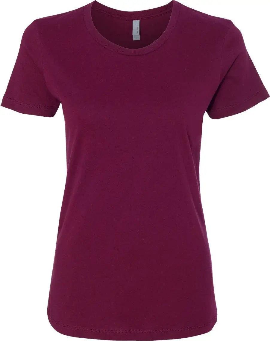 Next Level 3900 Cotton Boyfriend T-shirt - Maroon